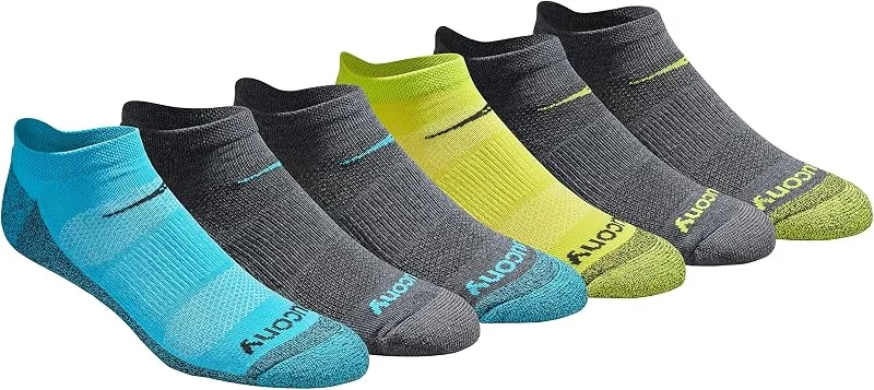 Saucony 6 Pares de meias invisíveis de ajuste confortável para homem meias homem (pacote de 6) — Cozinha e lar