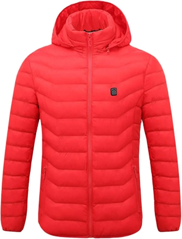 Generisch Chaqueta anorak para mujer, con USB, con 8 zonas de calentamiento, para actividades al aire libre — Roupa aquecida