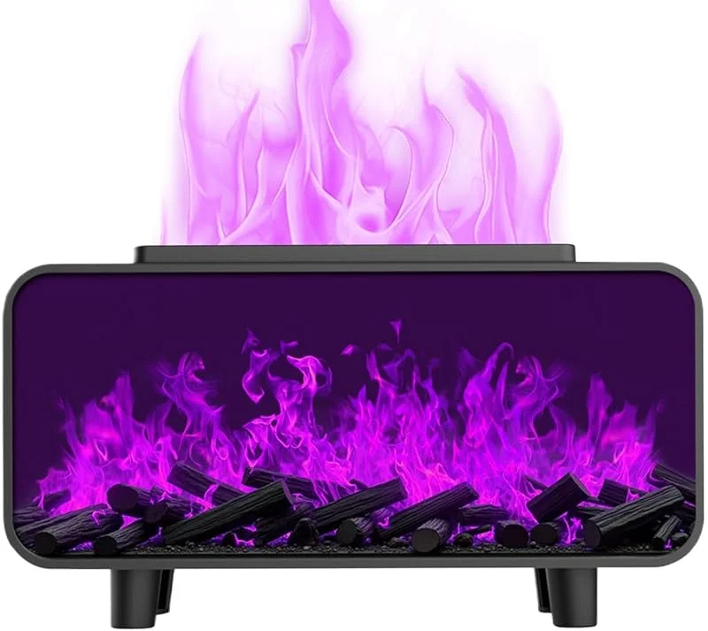 Difusor de Chimenea Máquina Humidificadora con Aromaterapia y 7 Colores