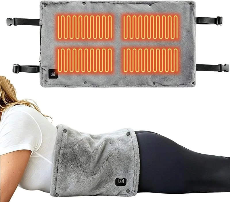 Almohadilla térmica lumbar Calentador portátil ajustable de invierno con — Aquecimento