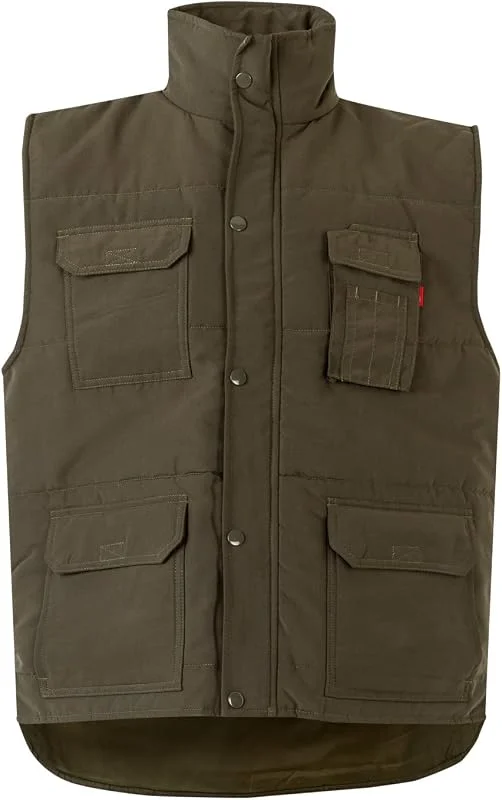VELILLA 108, Colete acolchoado multibolsos — Roupa aquecida