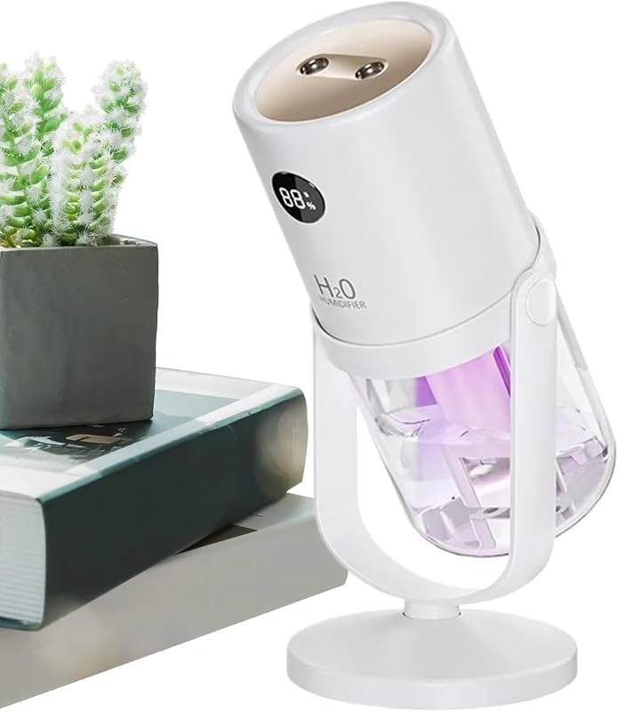 Humidificador de Escritorio Humidificador con Pantalla Digital y Tanque de