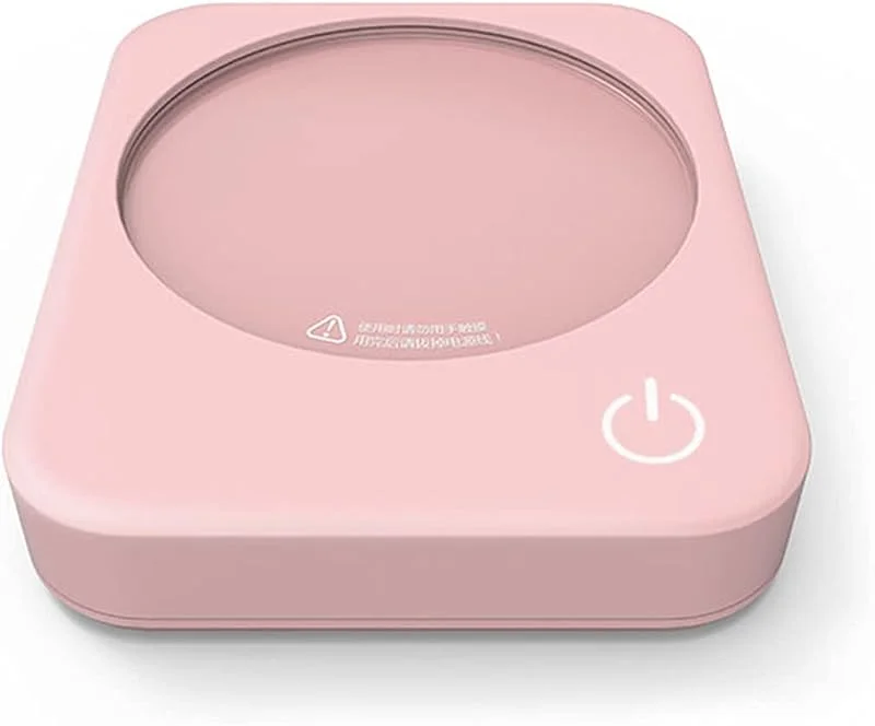 Aquecedor de canecas de café inteligente com desligamento automático de 3 controlos de temperatura, aquecedor de chávenas de café para café, leite, chá, aquecedor de cera — Aquecimento