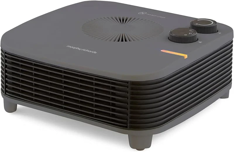 Morphy Richards Aquecedor de ventilador HeatFlux 20 m², plano, termostato, ajustável, leve, compacto, portátil, baixo ruído, dissipação de calor, ângulo grande, proteção contra — Aquecimento
