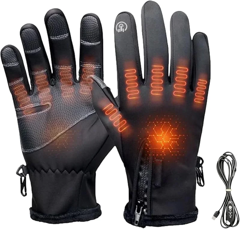 Generico Guantes calefactables eléctricos Guantes calefactables para — Cozinha e lar
