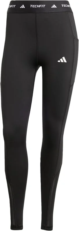 adidas Women's Techfit Stash Pocket Leggings compridas — Roupa aquecida