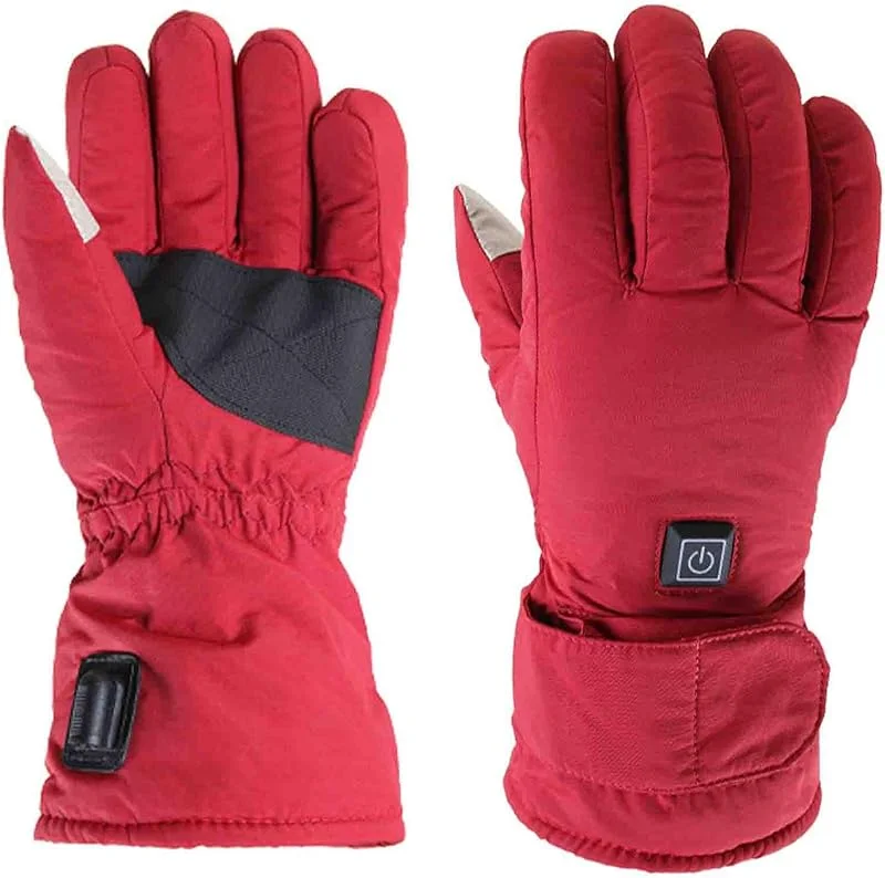 CHEWYNP Guantes calefactables, Guantes calefactables Recargables de Litio de Temperatura Ajustable, Guantes calefactores de electrocar para Motocicleta con Pantalla táctil Trasera para muj — Cozinha e lar