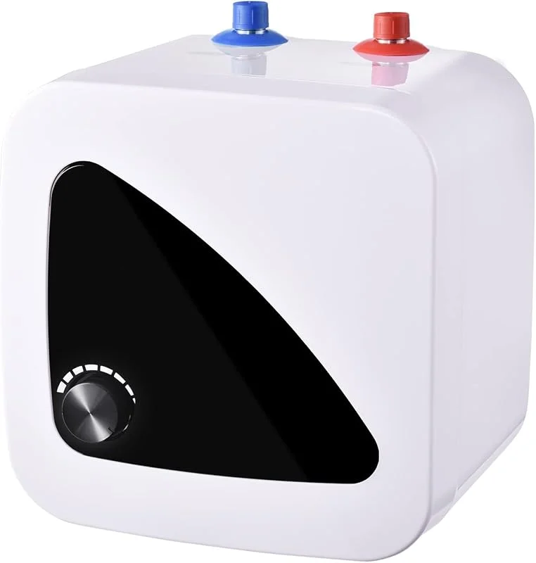 Aquecedor de água genérico portátil, mini aquecedor elétrico instantâneo sem tanque de 1500 W, 8 litros, debaixo do lava-loiça para lavagem cozinha e casa de banho — Aquecimento