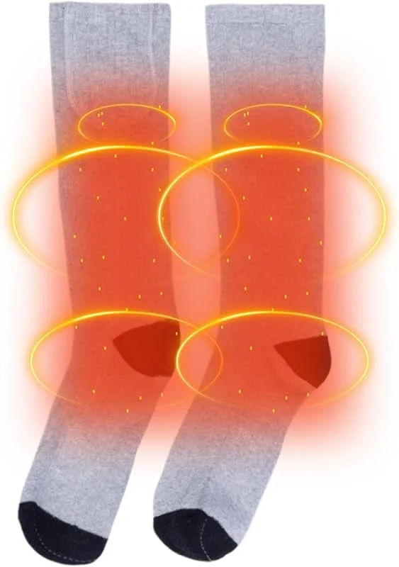 Calcetines Eléctricos Equipo Calefactor Eléctrico Térmico y Cálido para — Roupa aquecida