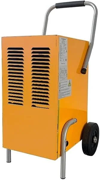 Deshumidificador industrial 50 l desumidificador de construção, Capacidade de desumidificação de 50 litros por dia, Superfície de desumidificação: até 250 m2