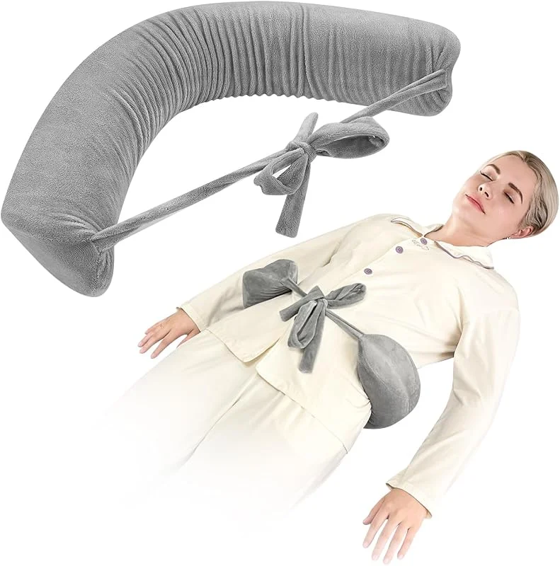 NEPPT Almofada lombar para cama, almofada de apoio para dores nas costas baixas, almofada para dormir escoliose, almofada de cintura para dormir de lado, almofada de recuperação de cirurgia de — Aquecimento