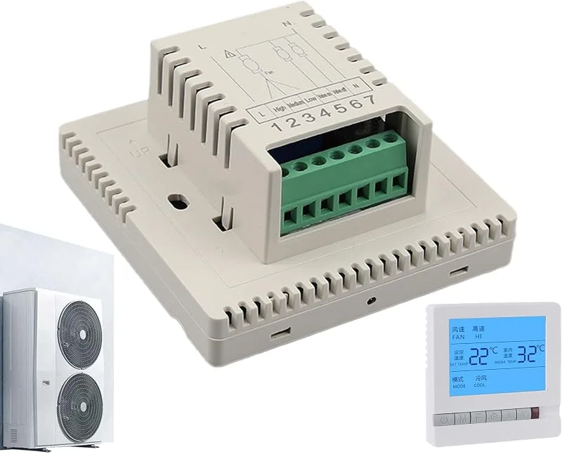 Termostatos Para Hogar, Regulador De Calefacción De Suelo, Pantalla LCD — Aquecimento