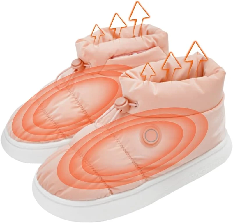 Sapatos de aquecimento, sapatos aquecidos, Aquecedor de pés portátil