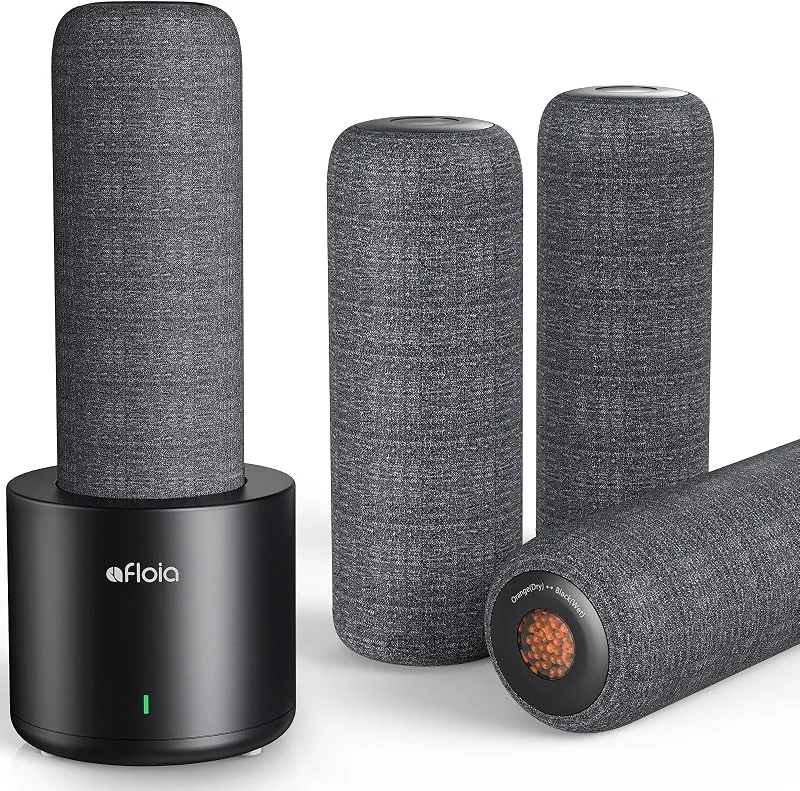 Afloia - Deshumidificador recarregável sem fios com base de aquecimento, mini desumidificador portátil silencioso para espaços como quarto, casa de banho, armário, carro, caravana, barco, TOPZ 411
