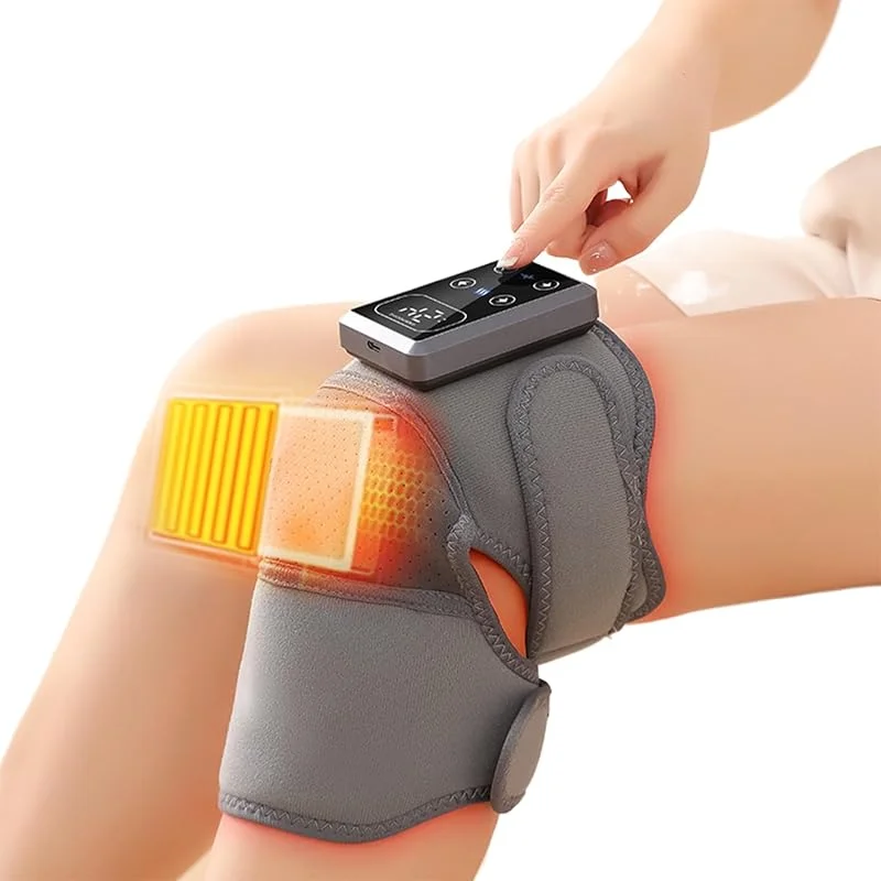 Almohadilla Térmica Para Rodilla Con Masajeador Pantalla táctil LED, diseño — Roupa aquecida