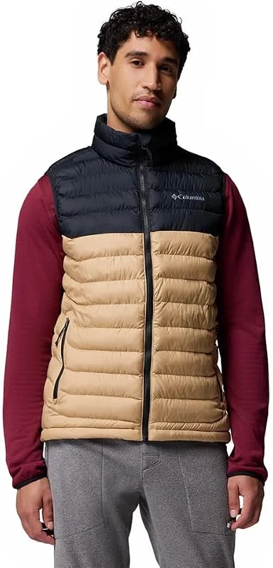 Columbia Powder Lite 2 Vest, colete acolchoado para homem, Canoa, cor preta, L — Cozinha e lar