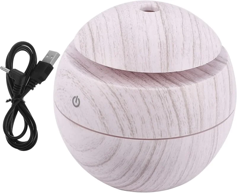 PRETYZOOM Humidificador de cabelo em forma de cogumelo pequeno difusor difusores de óleos essenciais sem água humidificador USB humidificador portátil mini humidificador luz LED automático