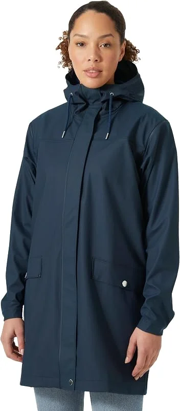 Helly Hansen Mulher Jacket W Moss Rain Coat — Roupa aquecida