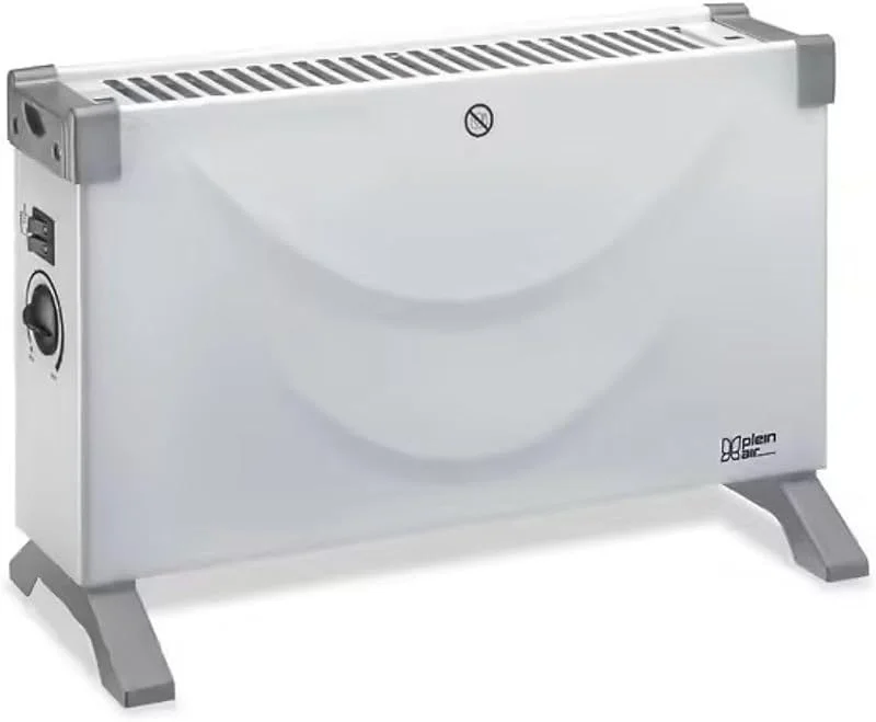 Voltman DIO080805 - Radiador elétrico por convecção, 650, 1150, 1800 W, 15 x 69 x 46 cm, cor branca — Aquecimento