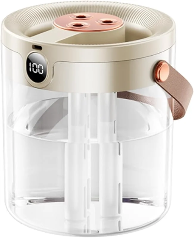 Humidificadores para Dormitorio Humidificador Inalámbrico Con 3 Boquillas Y