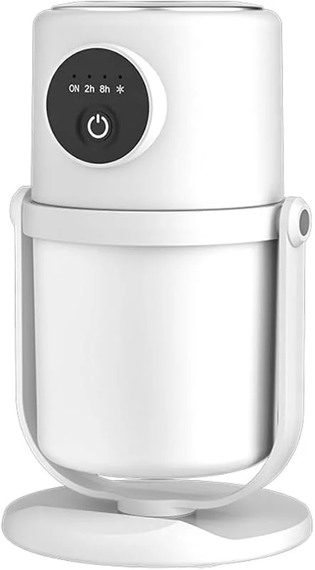 Suoumwa Atomizador de Gran Capacidad para Hogar Inteligente, Luz Silenciosa USB, Humidificador Purificador de Aire Pequeño