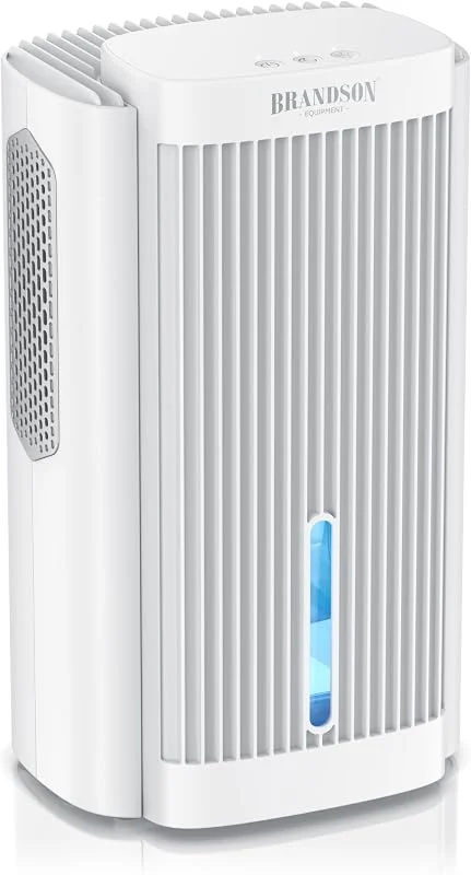 Brandson - Deshumidificador elétrico - desumidificador - pequeno e silencioso - 2000 ml - cozinha quarto escritório garagem