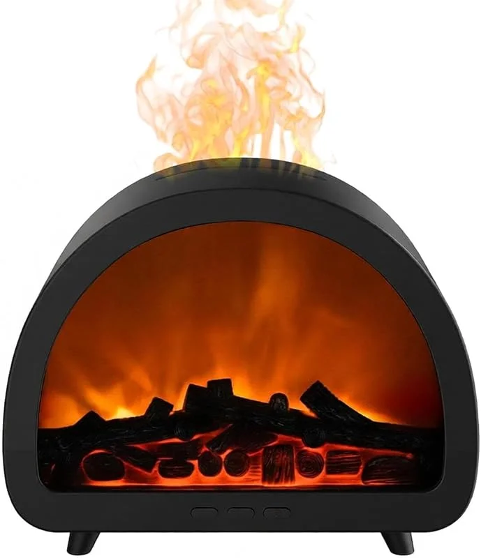 Difusor de aromaterapia Tipo Chimenea Humidificador de Llama con 12 Colores