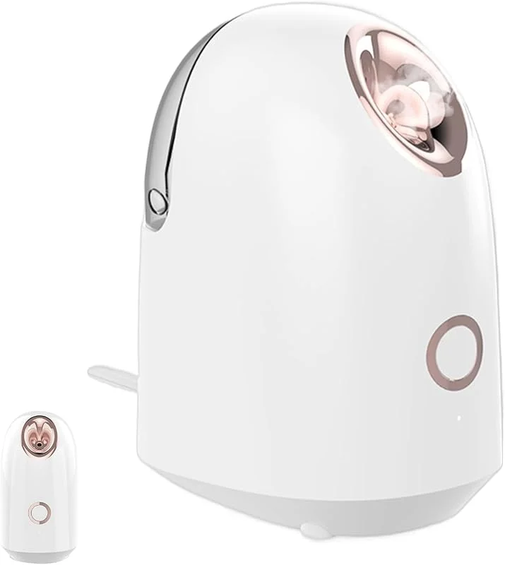Face Steamer, Warm Mist Facial Machine, Deep Hydration Pore Cleanser, Skin Moisturizing Humidifier for Daily Skin Care, Spa, Home Beauty Routine, 5, 35 x 3, 39 x 6, 1 polegadas — Humidificador