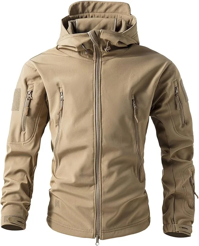 TOFOTL Casaco de caça roupa tática colete corta-vento casaco térmico homem bomber homem — Roupa aquecida