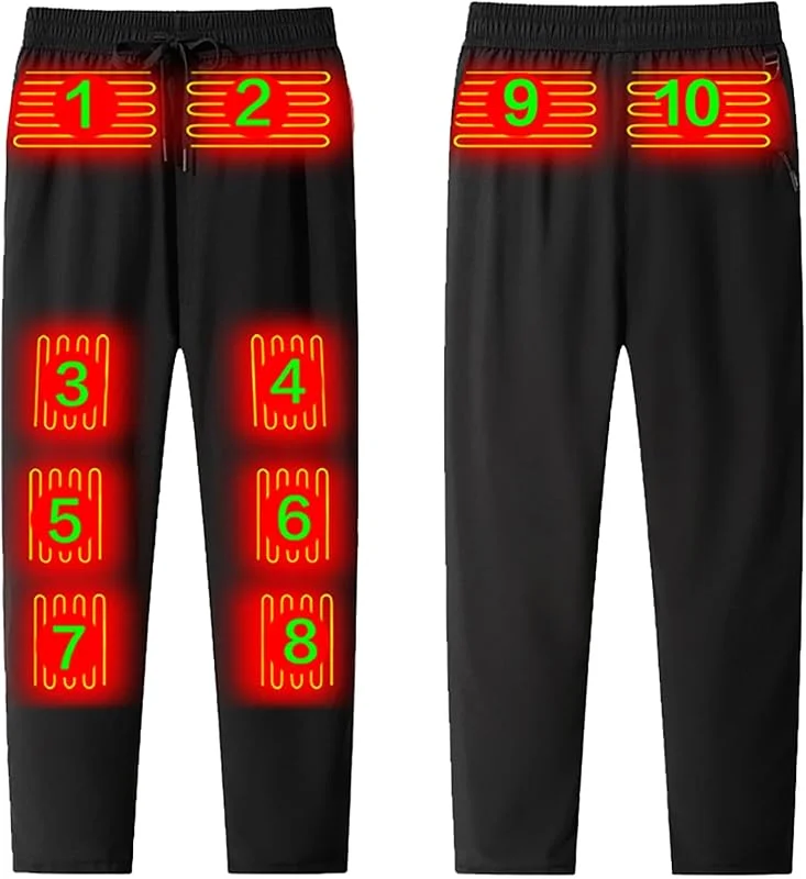Generisch Pantalones térmicos para hombre, para actividades al aire libre en invierno, con función calefactable — Roupa aquecida