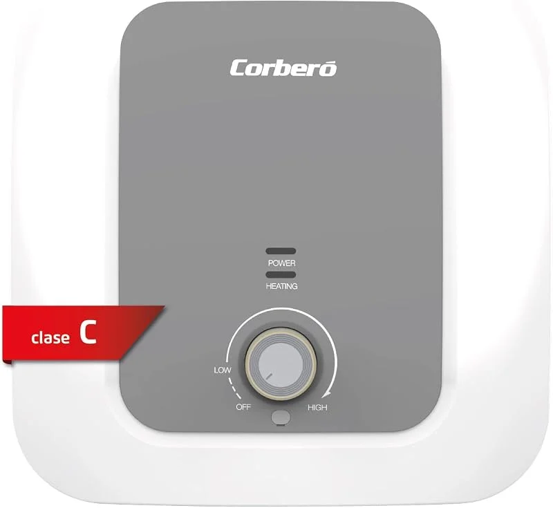 Corberó – Termo elétrico compacto mecânico, CTWBMEC30, 30L, instalação vertical, termómetro exterior, termostato regulável, proteção anticorrosão, eficiência energética C — Aquecimento
