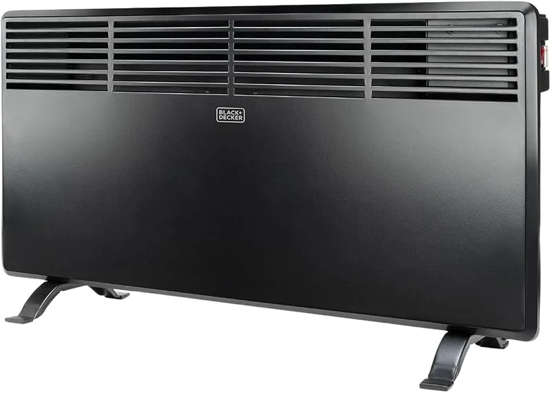 Black+Decker –Convector BXCSH1200E de 1200 W adequado para casa de banho com programador diário e semanal, termostato e sensor de desligamento para janelas abertas. Com painel digital pode ser — Aquecimento