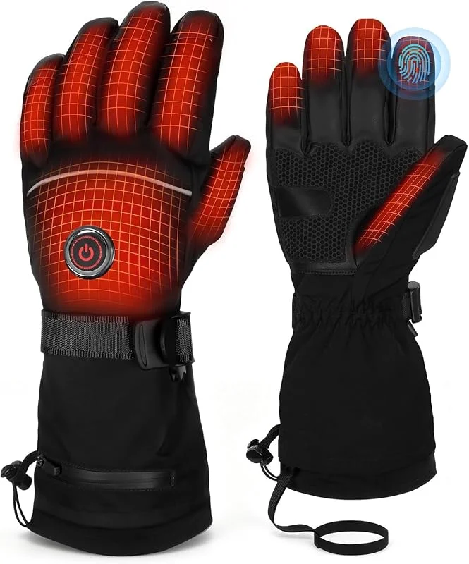 Guantes calefactables para hombre y mujer, 2 x 6000 mAh — Roupa aquecida