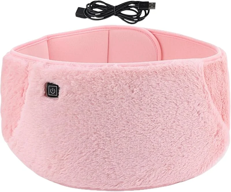 Bolsa de agua caliente para calambres mensuales, 2 en 1 accesorios de calentamiento de manos, cinturón lumbar calefactor, para mujeres adolescentes adultas activas estudiantes en casa en la oficina — Aquecimento