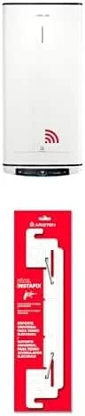 Ariston Velis Pro Wifi Aquecedor de água elétrico baixo consumo multifunções, termo elétrico 100 litros plano Instafix, suporte universal termo elétrico — Aquecimento
