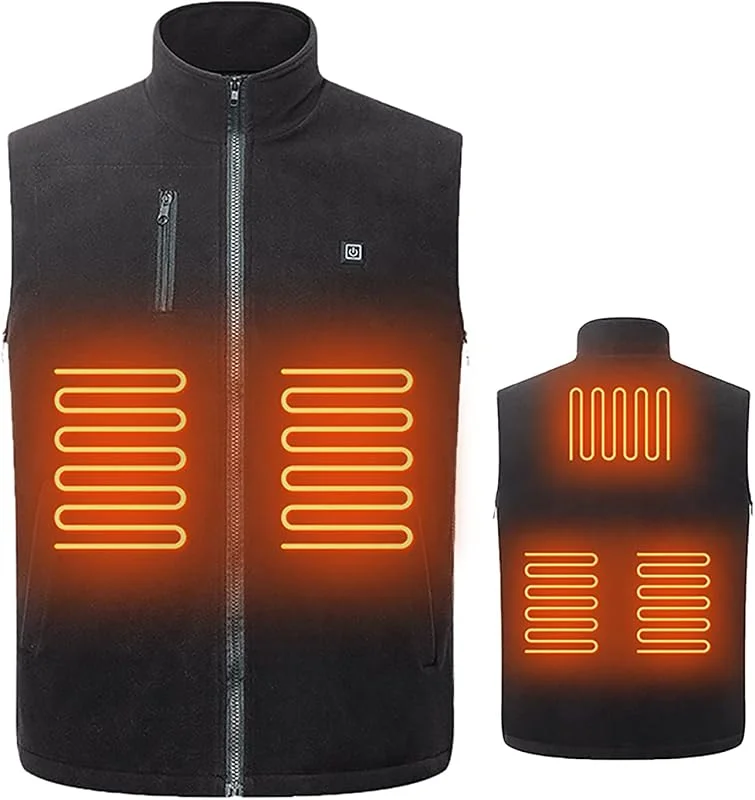 Generic Chaleco climatizado Chaqueta Calentada USB Temperatura Ajustable Eléctrica Calentable Chaleco Calentado Eléctrico Chaleco Chaqueta — Cozinha e lar
