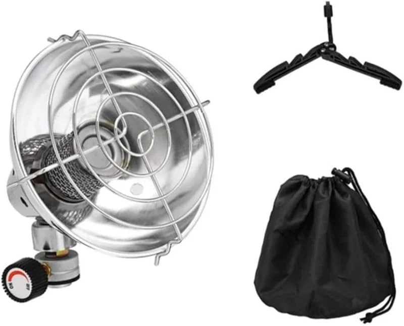 Calentador de Gas portátil, Mini Calentador para Tienda de campaña, Estufa de calefacción de propano y butano con Soporte, Bolsa de Almacenamiento, Mini para Acampar — Cozinha e lar