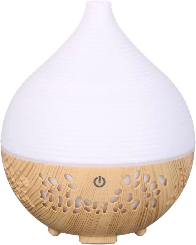 SIXTOL Honey Day Difusor de aroma de 160 ml, humidificador ultrassónico, para humidificar o ar e a fragrância da casa, quarto, escritório, aromaterapia, para óleos essenciais