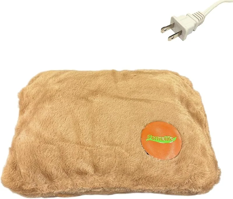FERMALIFE Saco de água quente elétrico recarregável com tampa suave, terapia térmica para dor, cólicas e dores musculares, compressa quente e aquecedor de mãos, interior, exterior — Aquecimento