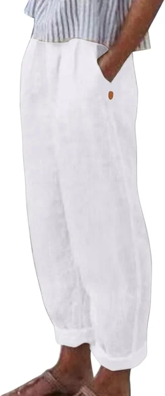 Pantalones negros para mujer elegantes pantalones de cintura alta con pierna ancha Pantalones elásticos con cordón cómodos pantalones largos con pierna recta y bolsillos Pantalones calefactados para — Roupa aquecida