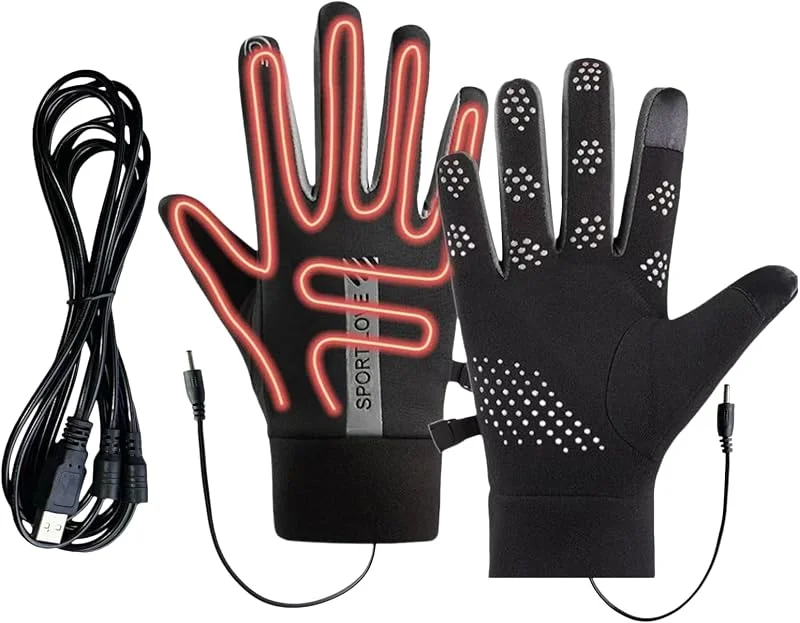 Guantes calefactores para mujer Calefacción térmica eléctrica alimentado — Cozinha e lar