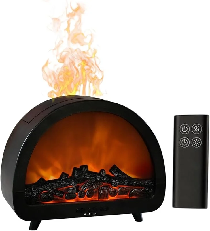 Difusor de Aromas para Chimenea Humidificador de Llama 12 Colores con