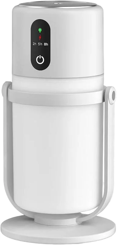 Humidificador de Escritorio 300 Ml Aparato Portátil Silencioso Con Luz LED