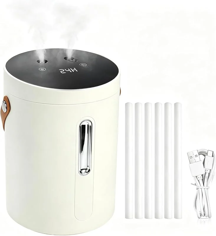 Humidificador de niebla fría para dormitorio de bebé, humidificador de aire de 2.5 L con pantalla inteligente, 3 niveles de niebla, temporizador de 1 a 9 horas, silencioso de 34 dB, apagado automático