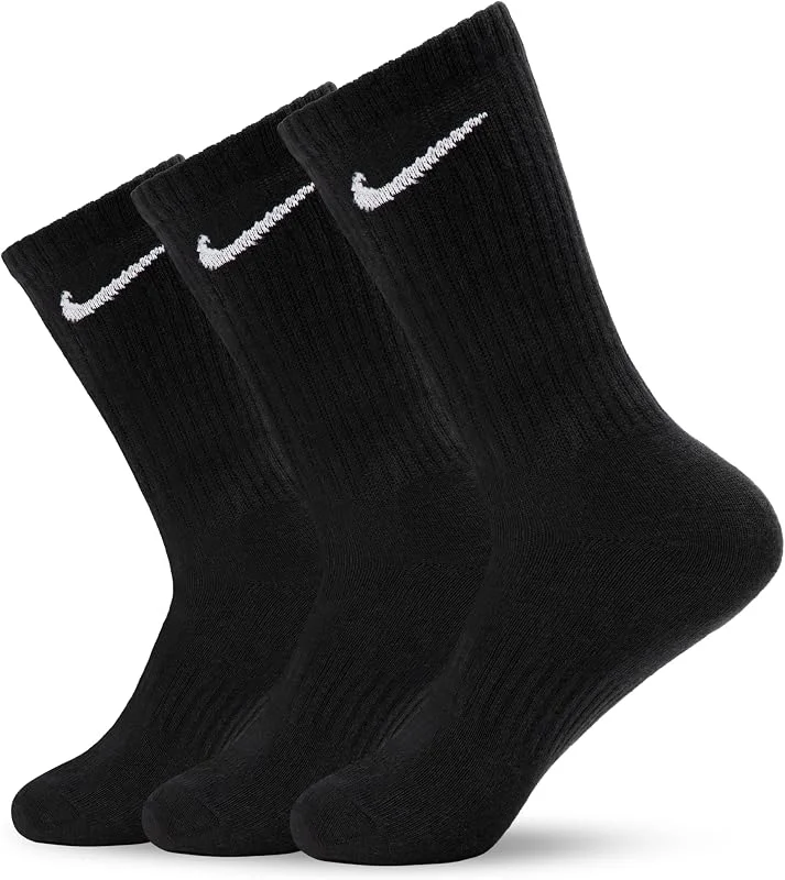 NIKE Men's unissexo U Nk Everyday Ltwt Crew 3pr Socks (pacote de 1) — Roupa aquecida