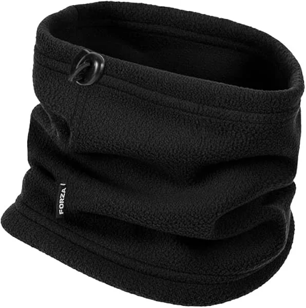 FORZA Aquecedor de pescoço com forro polar, proteção versátil para clima frio para pescoço, rosto ou cabeça, forro polar 100% poliéster macio e respirável - tamanho único para adultos - ideal para — Roupa aquecida