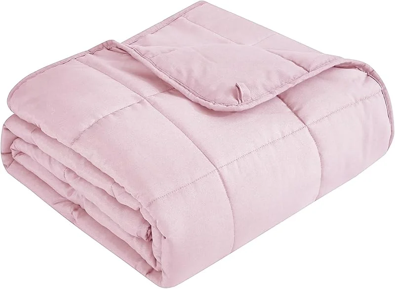 Topcee Cobertor com peso (9 kg, 203 x 221 cm, tamanho King), cobertor pesado macio e refrescante para dormir, aplica-se a um corpo de 86 a 95 kg, cobertor grosso respirável com contas de — Aquecimento