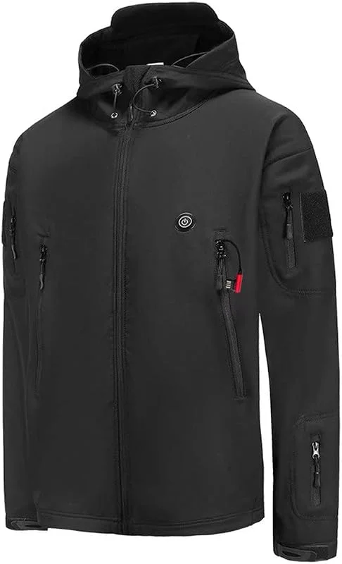 Ropa de invierno cálida al aire libre con carga USB eléctrica calentada 7 zonas calentadas, chaqueta de calefacción para hombres y mujeres, batería no incluida — Cozinha e lar