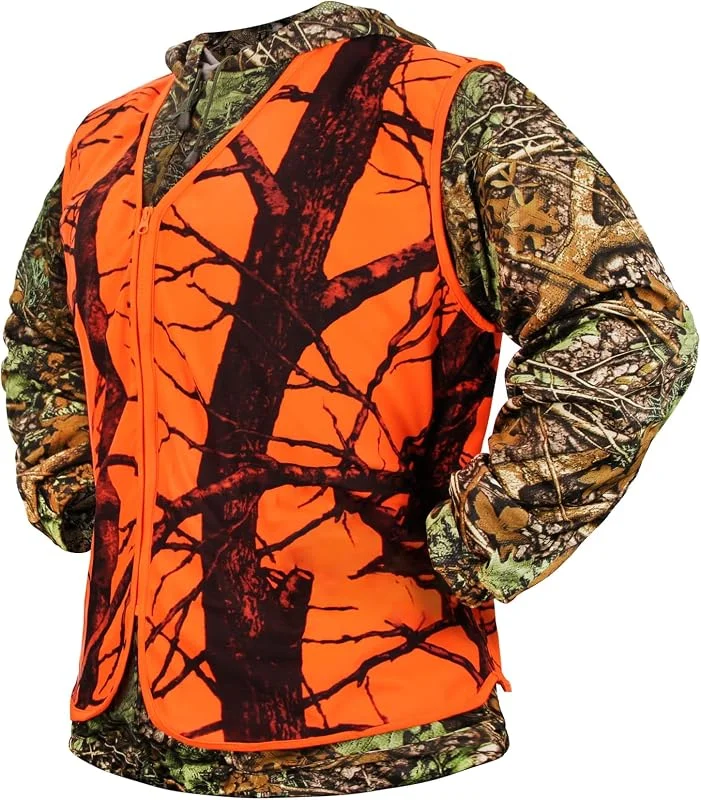 Colete de caça de camuflagem laranja Blaze — Roupa aquecida