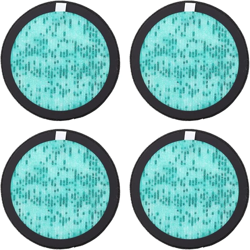 Paquete de 4 filtros HEPA de repuesto compatibles con el purificador de aire y humidificador HomBreez (WG-03, WG-03-S), F-WG, carbón activado y filtros de sistema de filtración de 4 etapas